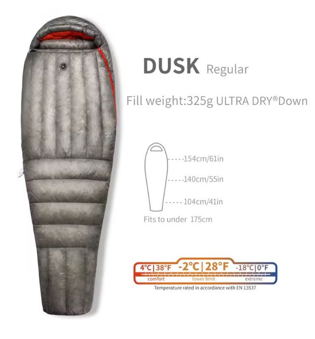 Пуховий спальник Wind Hard Dusk (Aegismax) Regular