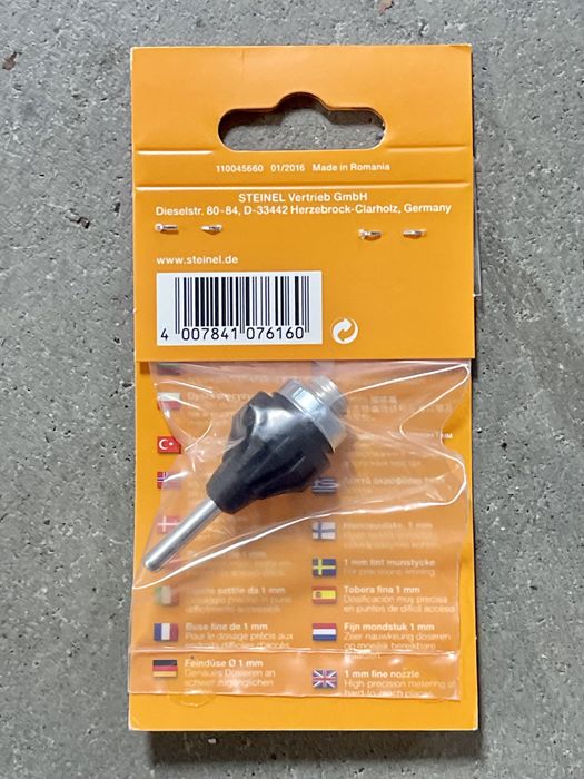 Steinel drobna dysza precyzyjna 1,0 mm 5000 Gluematic 3002 i 3011