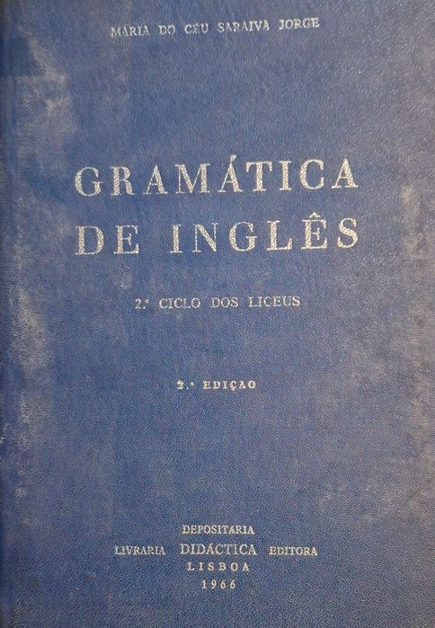 Compêndio Gramática de inglês de 1966