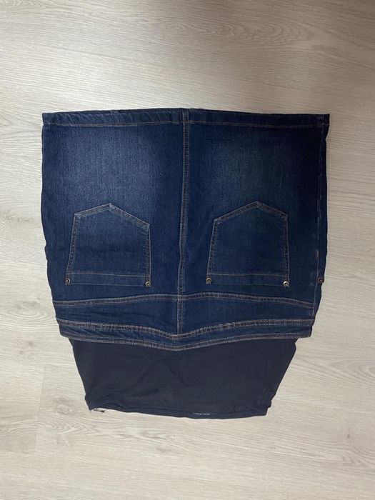 Джинсовая юбка для беременых