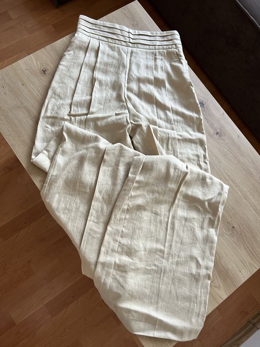 Брюки штани лляні Zara