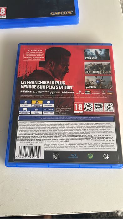 Jogos de PS5 e PS4.