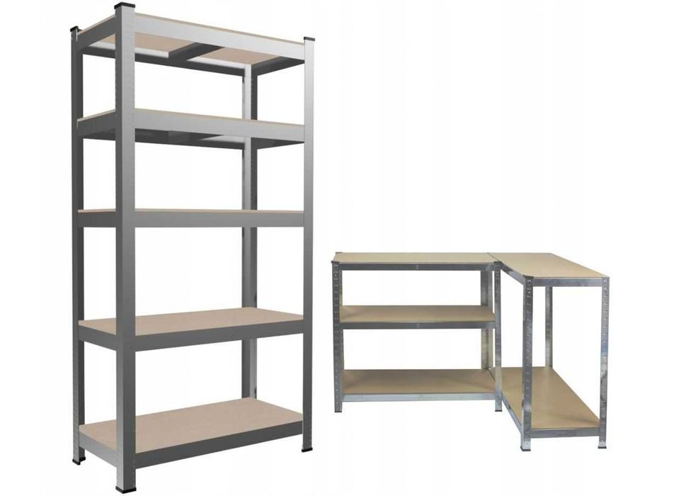 Стелаж металевий для дому гаража магазину складу полки МДФ метал