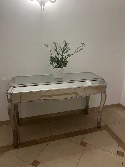 Konsola lustrzana glamour duza