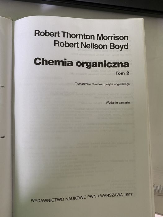 Chemia organiczna tom 2 morisson boyd
