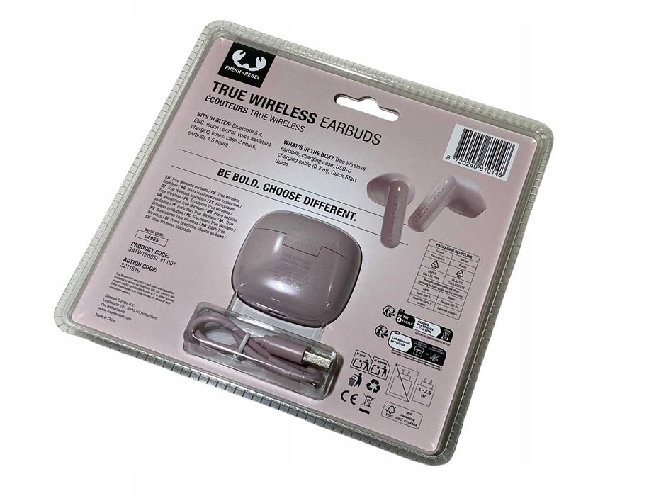 Słuchawki bezprzewodowe douszne Fresh 'nRebel 3ATW1200SP v1 001 różowe