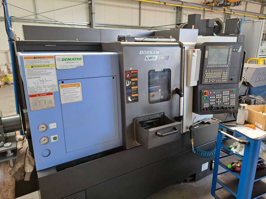 Tokarka Doosan Lynx 2100 B , 2017r cena brutto