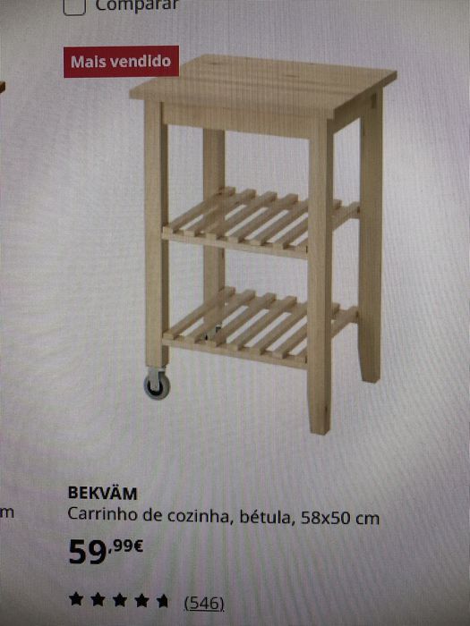Carrinho cozinha ikea