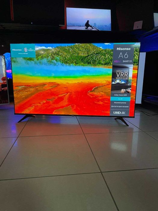 65" UHD 4K Смарт Українськи HISENSE 65AE7010 Німеччини