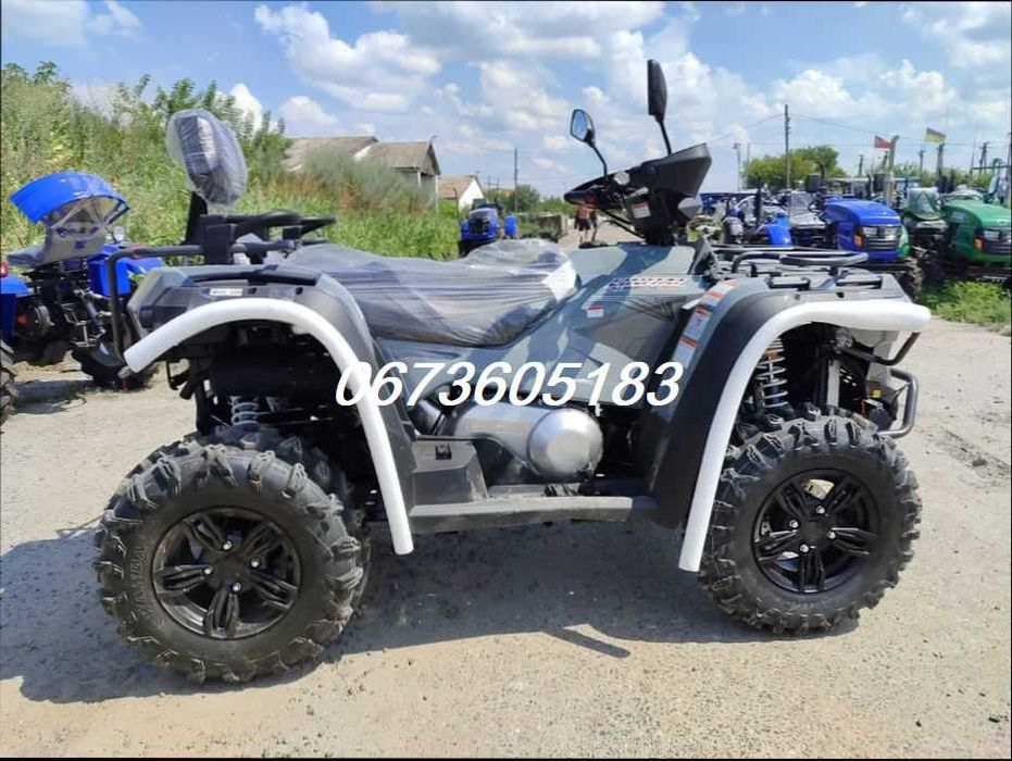 Квадроцикл Linhai M 550 L EFI (чорний)АМ/4х4/33 к.с./Безкоштовно Доставимо по всій КРАЇНІ!