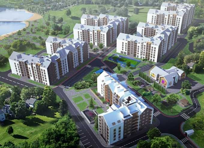 Без % Видова 1к квартира (60.3м2) з терасою у ЖК "Гостомель Residence"