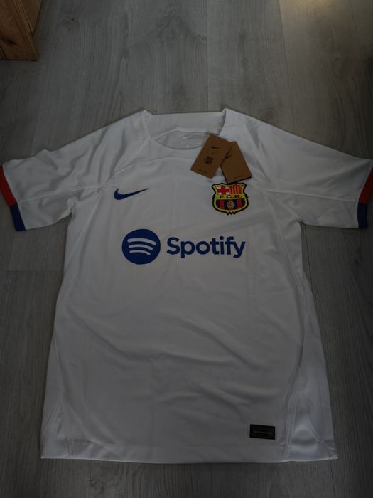 Koszulka Nike FC Barcelona, Biała