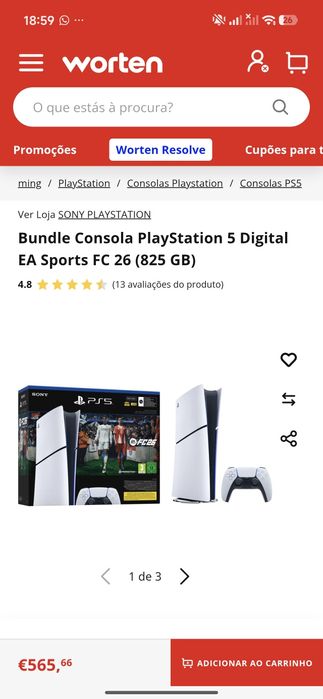 PlayStation 5 com EA FC26