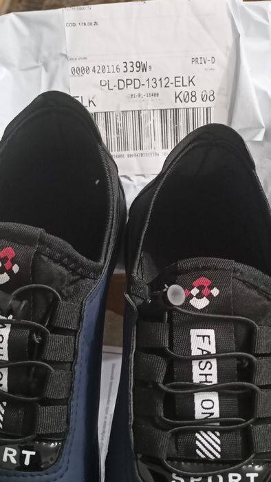 Buty sportowe niebieskie