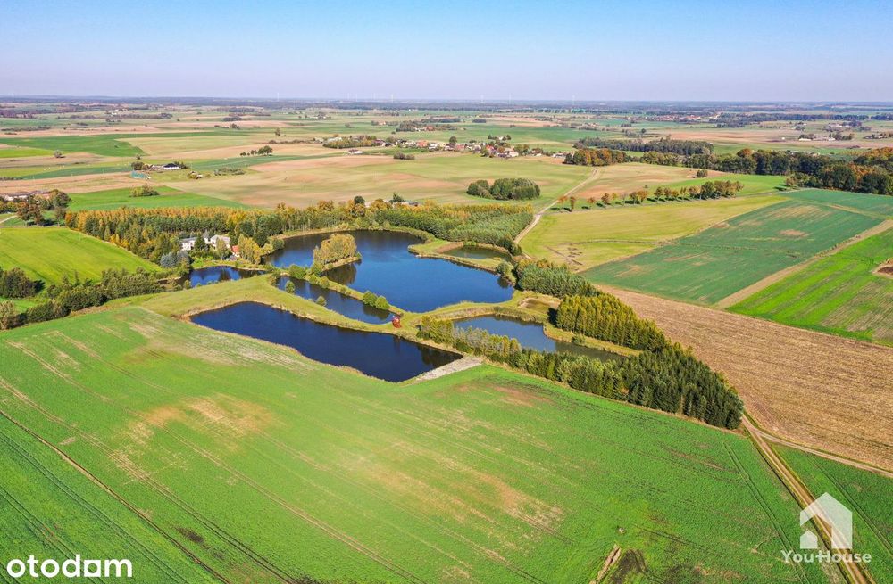 Wyjątkowa nieruchomość 7,55 ha ze stawami i domkiem letniskowym