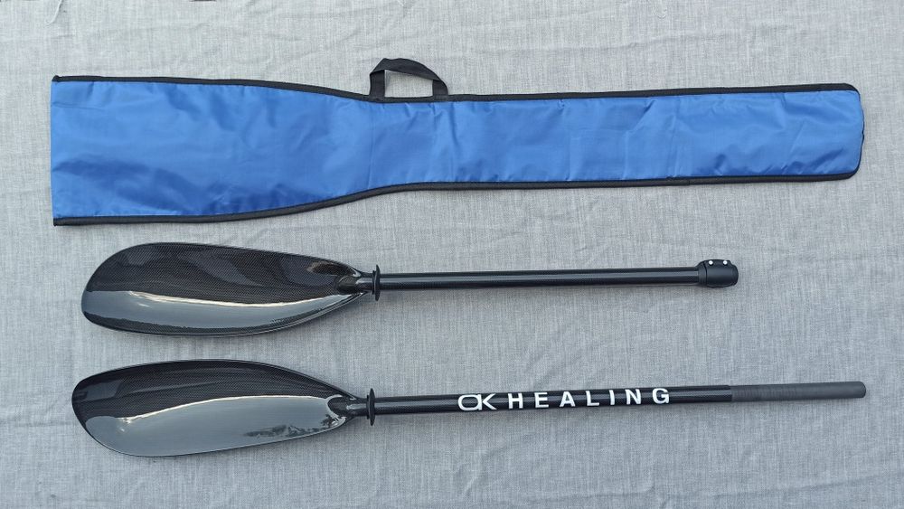 Kajakowe wiosło karbonowe, łyżka 750g Nowe