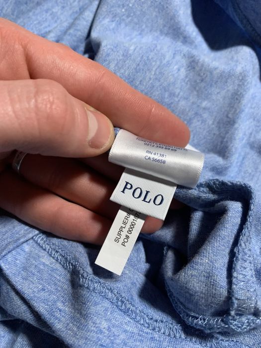 Футболка Polo Ralph Lauren Basic Blue T-Shirt