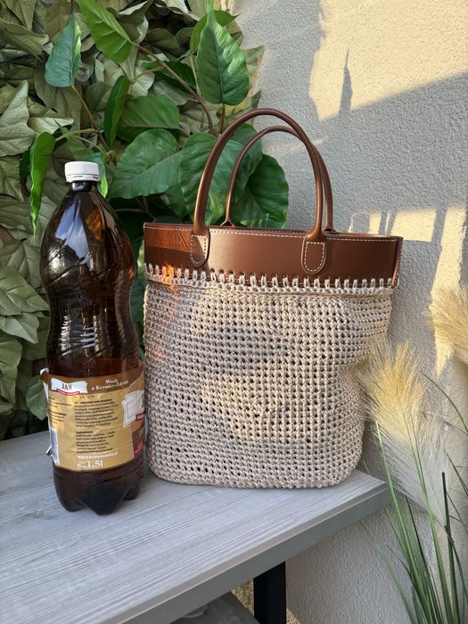 Torebka handmade beżowa