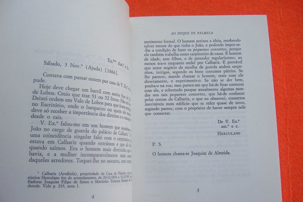 Cartas de Vale de Lobos ao 3º Duque de Palmela