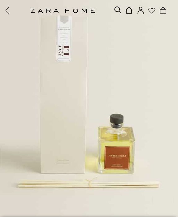 (500 ML) Ambientador Patchouli Zara Home NOVO
