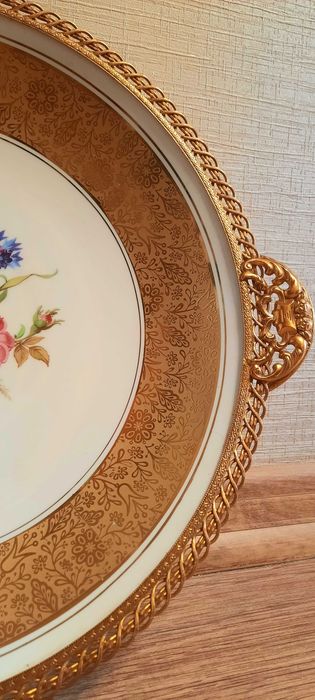 Большое винтажное праздничное блюдо Rosenthal 1950 г. Смотрите все мои объявления!