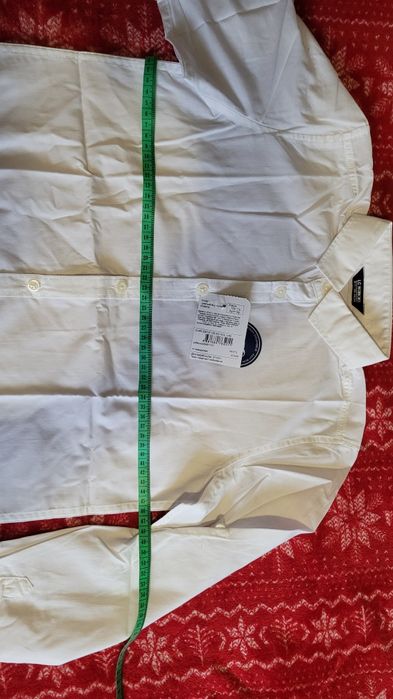 Біла нова сорочка для хлопчика у школу 146 см