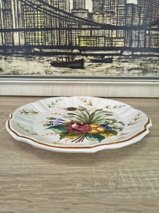 Talerz dekoracyjny Bassano – ręcznie malowany