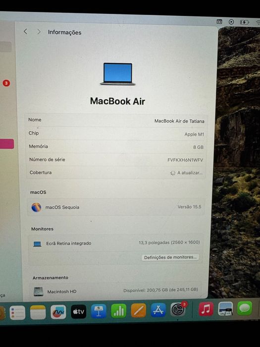 MacBook Air M1 13,3