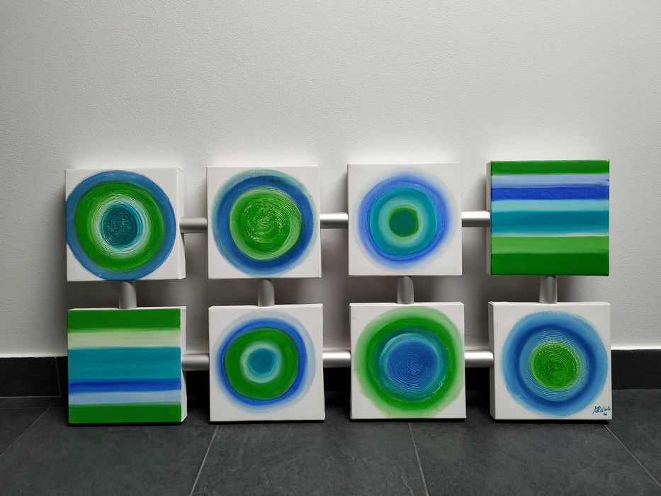 Tela pintada a óleo