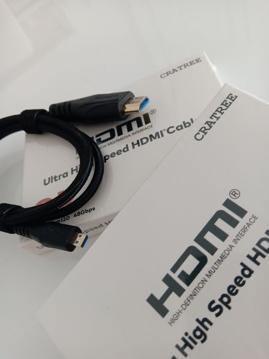 Kable HDMI Cratree o długości 15 stóp - 8K 60 Hz,
