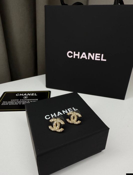 Сережки Chanel Шанель / Серьги