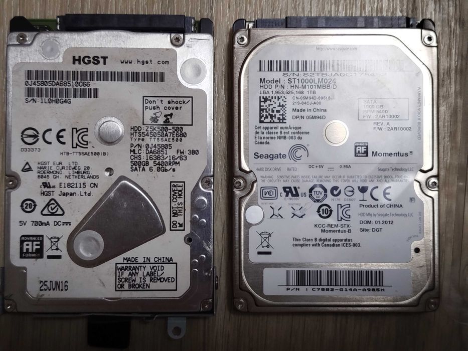 HDD на SSD (Samsung WD Seagate)