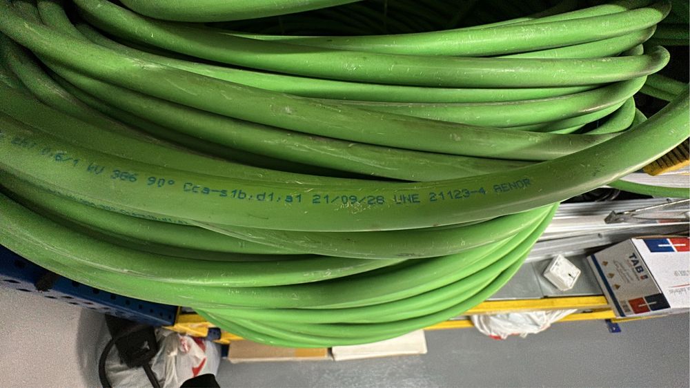 Cabo eletrico seccao 6 mm