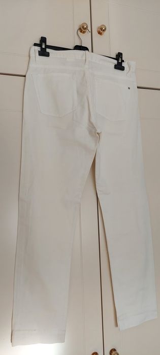 Calças Sarja Branca Homem H&M Tam31 como NOVAS