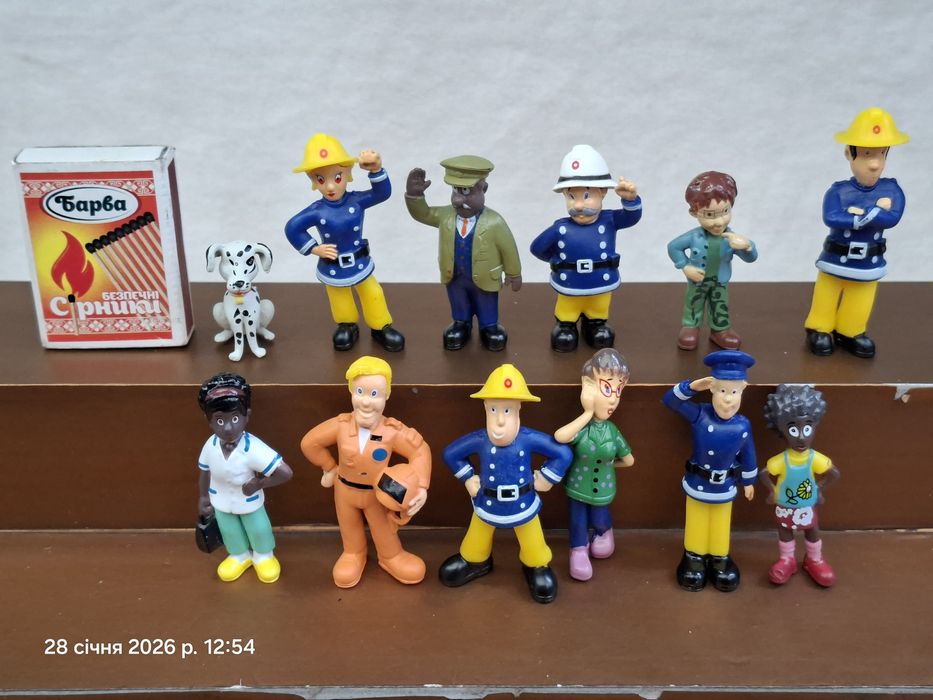 Набор фигурок 10 шт Пожарный Сэм fireman Sam Пожежник Сем