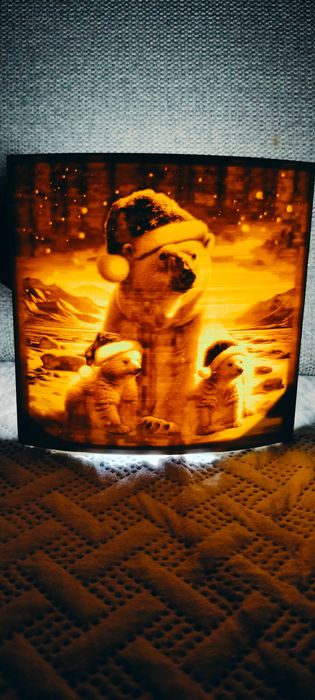 Lampka dekoracyjna LED – wydruk 3D