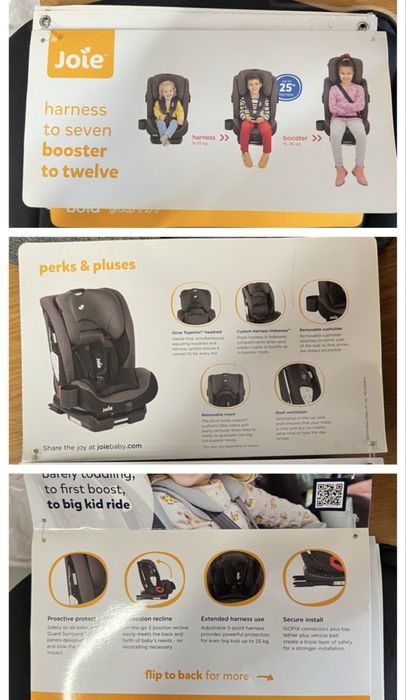 Fotelik samochodowy Joie Bold 9-36 kg ISOFIX – stan bardzo dobry
