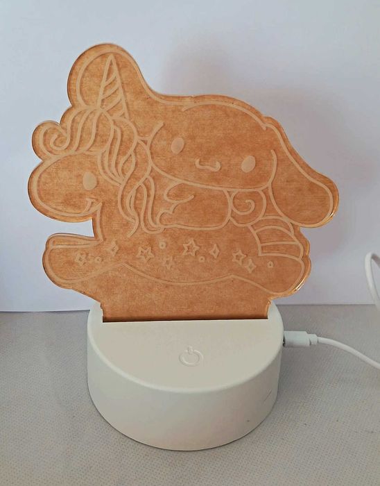 Candeeiro de mesa tricolor Sanrio Cinnamoroll