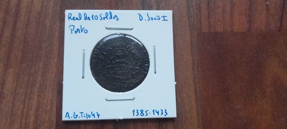 Moeda Real de 10 Soldos D. João I