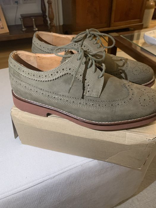 Sapatos em camurça Massimo Dutti -  tamanho 41