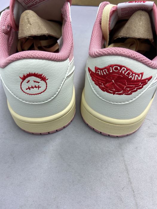 Jordan 1 Retro Low OG SP Sail Shy Pink – Tamanho 40
