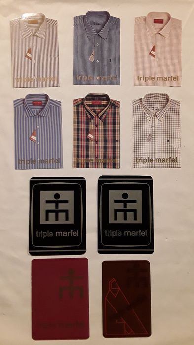 Calendários de bolso Triple Marfel (anos 1978, 1982, 1986, 1988 e 1996