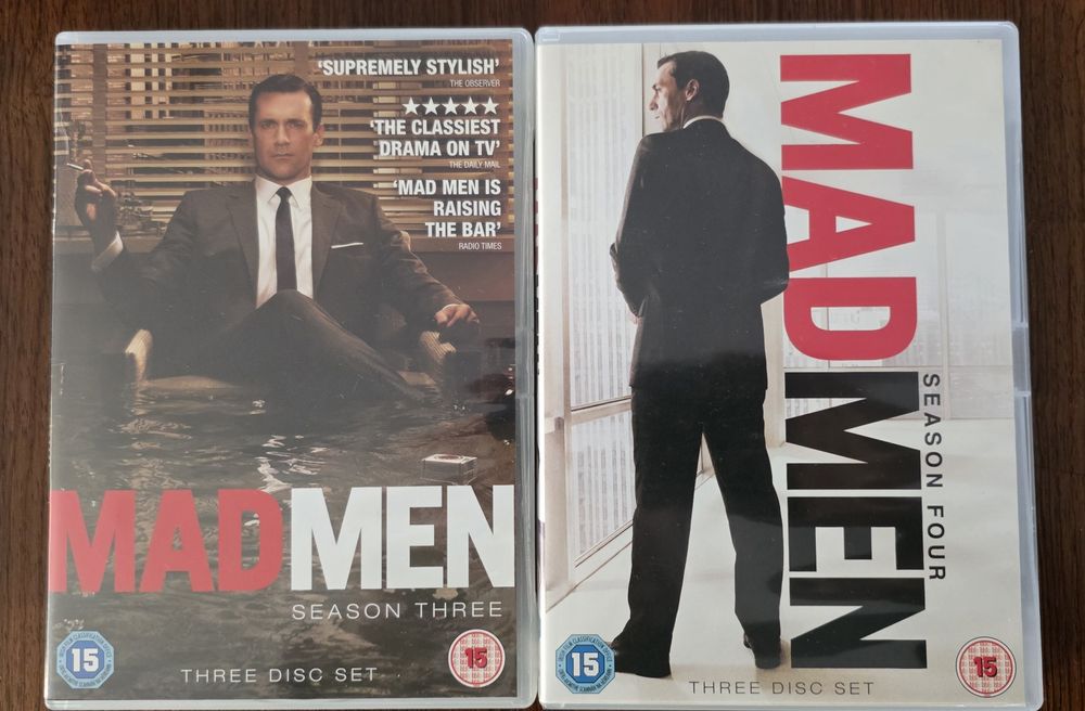 Mad Men - temporadas 1, 2, 3 e 4 a bom preço