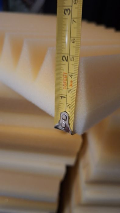 Paineis de espuma para insonorização