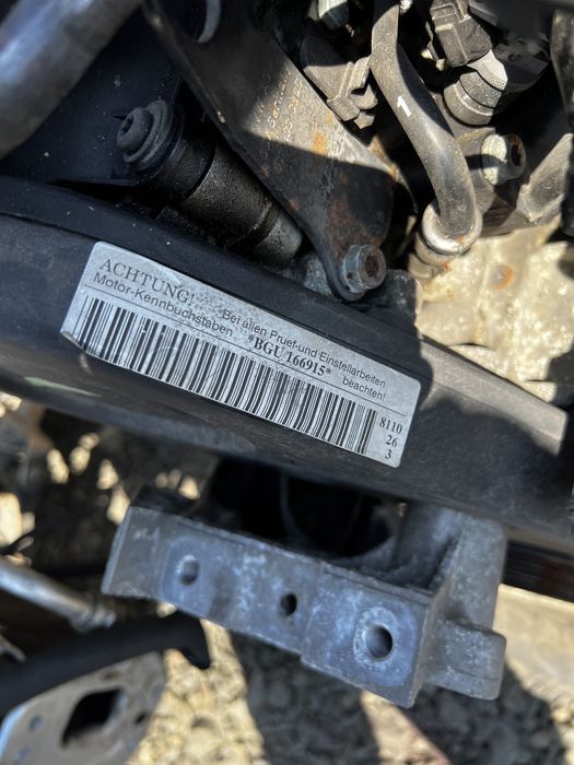 Двигатель 1.6 BGU двигун 1.6 MPI автошрот