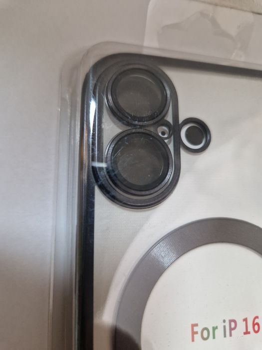 Metallic Magsafe Case do Iphone 16 Czarny