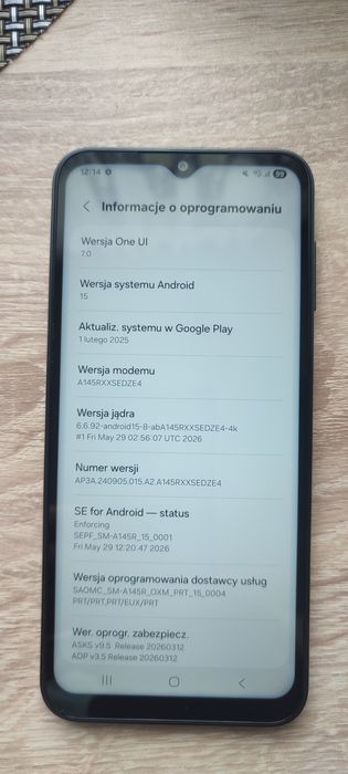 Sprzedam telefon smartfon Samsung Galaxy A 14