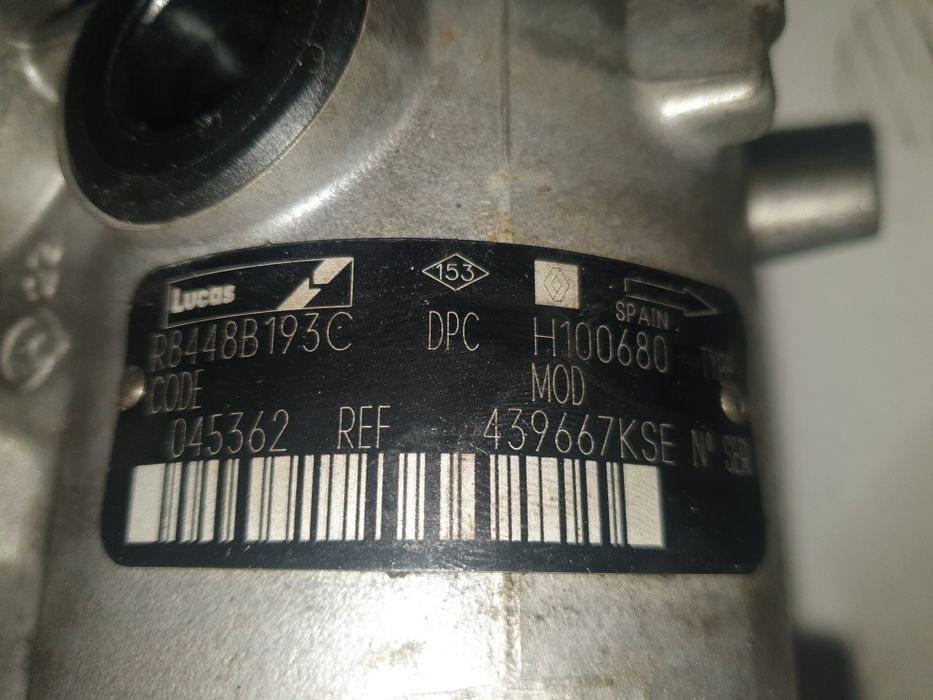 Bomba injectora de Renault kangoo 1.9 dci