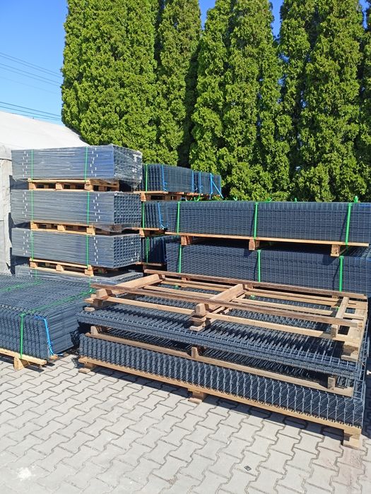 Panel Ogrodzeniowy fi4 123mm Antracyt 7016 (48 drutów)