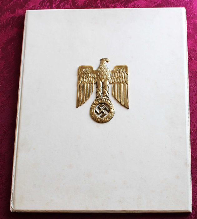 Diploma Nazi Cruz de Ferro c/folhas carvalho e espadas